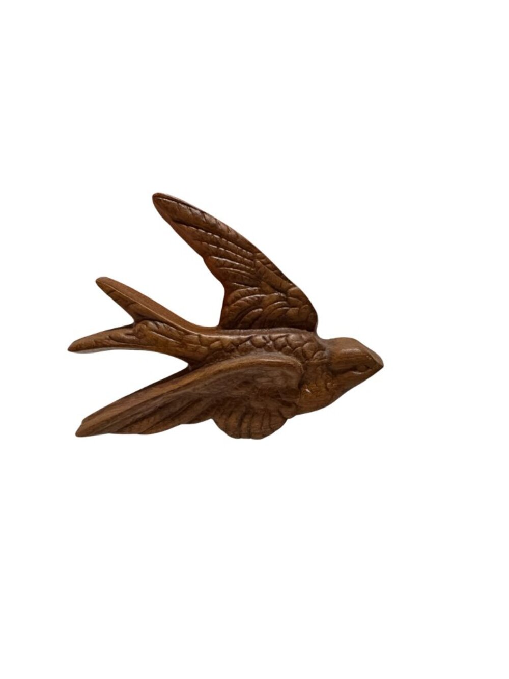 Vintage 1983 MCM Burwood Flying Bird Brown Plastic Wall Decor Set of 3 - Picture 10 of 14